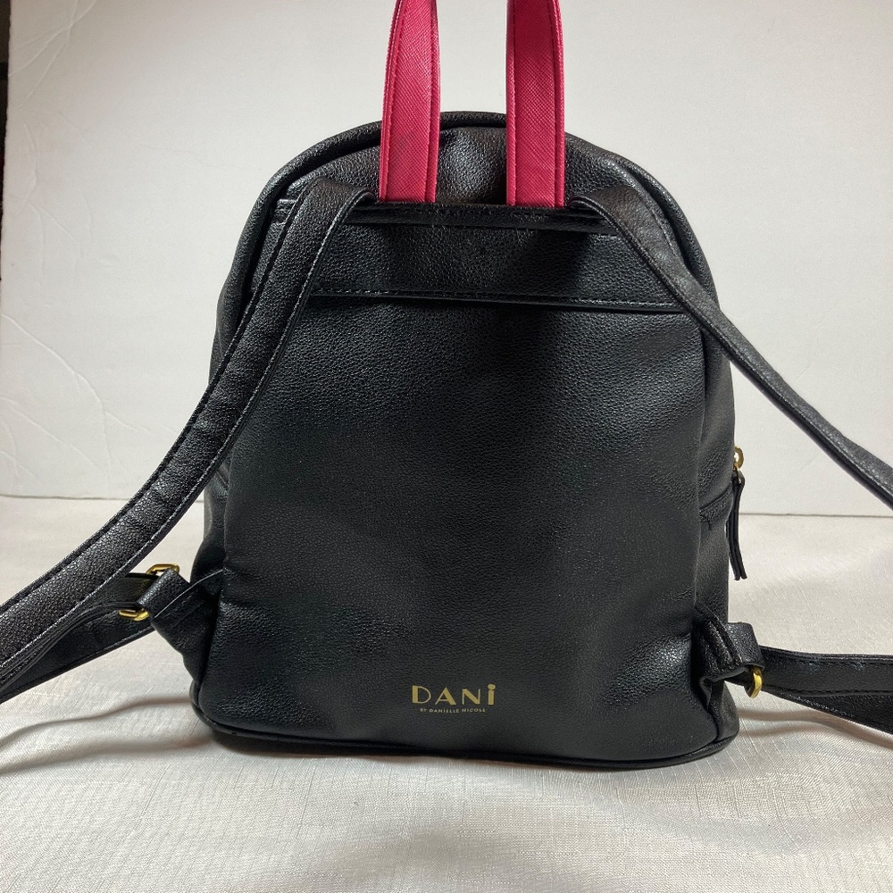 Disney X Dani Minnie Mouse Mini Backpack, Faux Leather W/ Faux Patent Leather - Picture 5 of 15